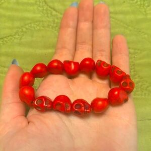 Red Skull Bracelet